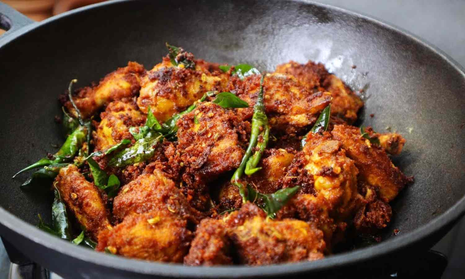 Thattukada Chicken Fry Recipe