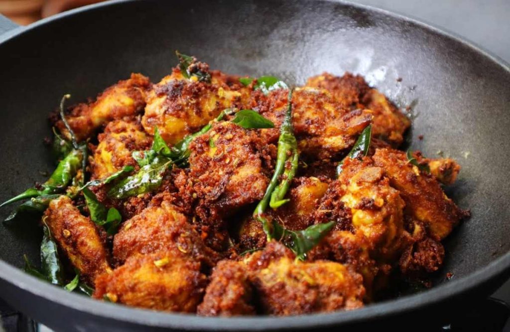 Thattukada Chicken Fry Recipe 