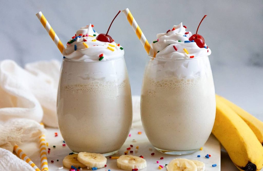 Healthy Banana Milkshake Recipe