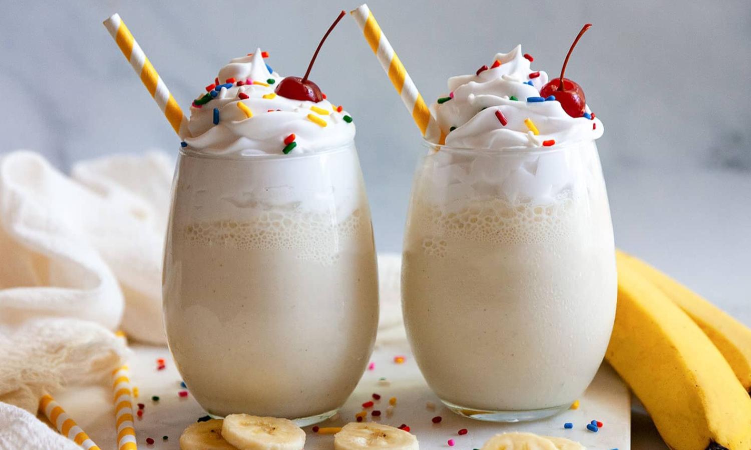 Healthy Banana Milkshake Recipe