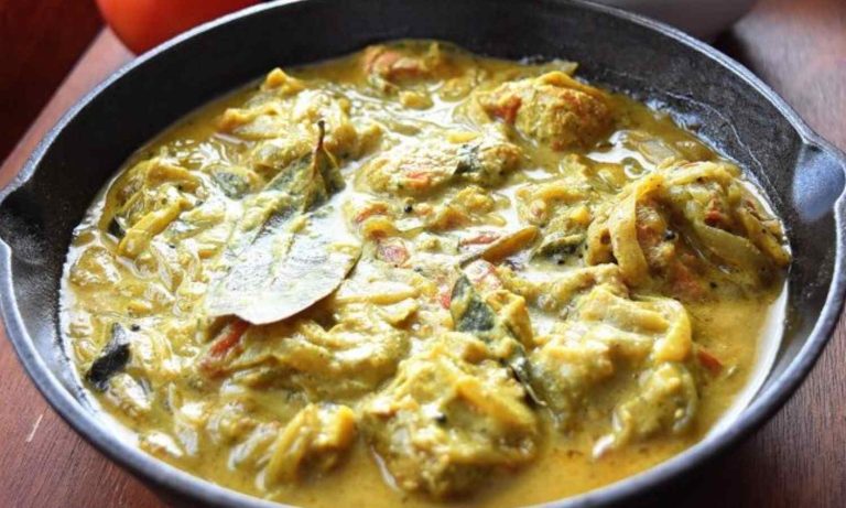 Kerala style King Fish Molly Recipe