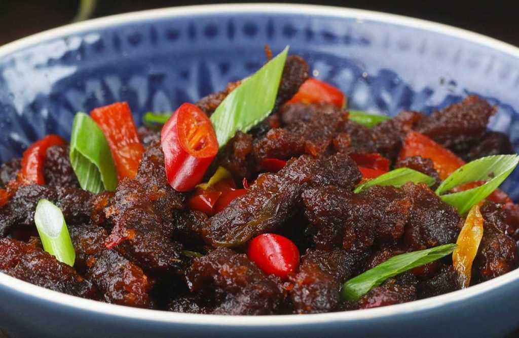 Restaurant Style Chilli Beef 

