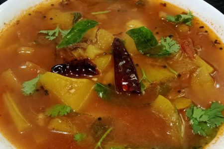 പപ്പായ ഉണ്ടോ? പത്ത് മിനുട്ടിൽ സാമ്പാർ തയ്യാറാക്കാം