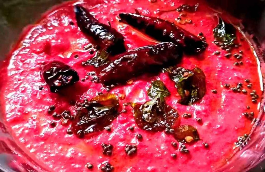 Easy Perfect Beetroot Pachadi Recipe