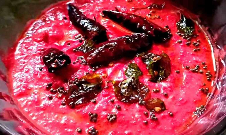 Easy Perfect Beetroot Pachadi Recipe