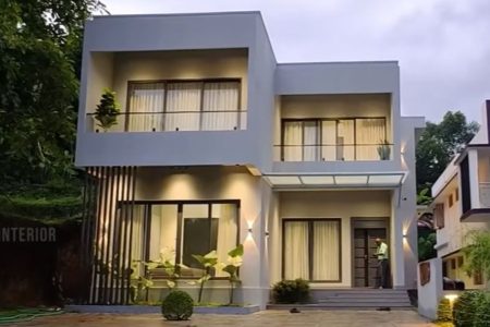 ആരും കൊതിക്കുന്നൊരു അത്യാധുനിക സൗകര്യങ്ങളോടു കൂടി ഒരു വീട്! വീടിന്റെ കാഴ്ച്ചകൾ കാണാം | Modern Minimal Home Plan